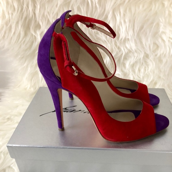 Brian Atwood Peep Toe Pumps size 38.5 - Picture 2 of 4
